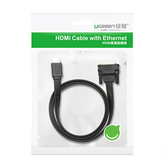 Ugreen bi-directional cable HDMI - DVI 2m black (HD106)