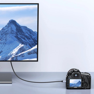 Ugreen HD164 15517 micro HDMI / HDMI 2.1 8K cable 2m - gray
