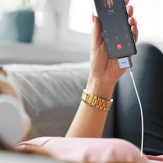 Ugreen CM231 USB-C mini jack 3.5 mm audio adapter - gray