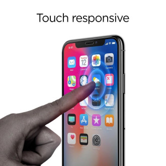 Spigen Glass FC Tempered Glass for iPhone 11 Pro - Black 2 pcs.
