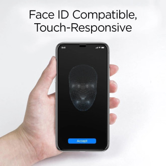 Spigen Glass FC Tempered Glass for iPhone 11 Pro - Black 2 pcs.