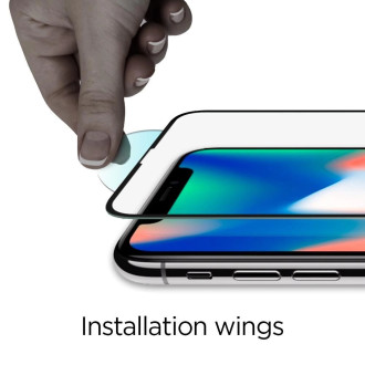 Spigen Glass FC Tempered Glass for iPhone 11 Pro - Black 2 pcs.