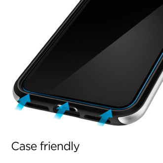 Spigen Glass FC Tempered Glass for iPhone 11 Pro - Black 2 pcs.