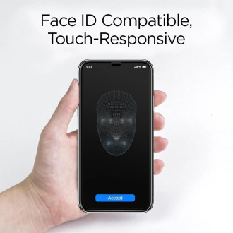 Spigen Glass FC Tempered Glass for iPhone 11 Pro - Black 2 pcs.