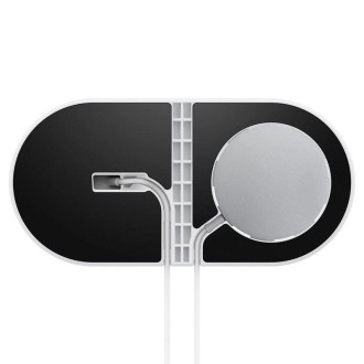 Spigen Magfit Duo Inductive Charger for Apple MagSafe / Apple Watch - White