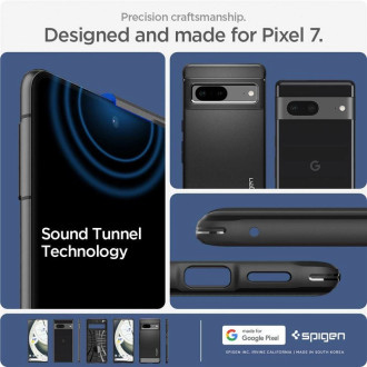 Spigen Rugged Armor Case for Google Pixel 7 - Matte Black