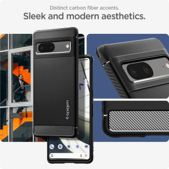 Spigen Rugged Armor Case for Google Pixel 7 - Matte Black