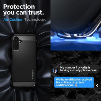 Spigen Rugged Armor case for Samsung Galaxy A14 4G / LTE - matte black