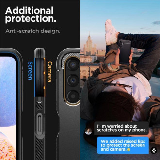 Spigen Rugged Armor case for Samsung Galaxy A14 4G / LTE - matte black