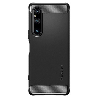 Spigen Rugged Armor Case for Sony Xperia 1 V - Matte Black