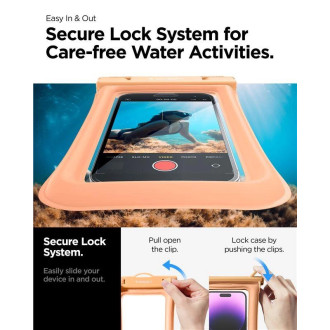 Spigen Aqua Shield A610 Case Waterproof Floating on Water - Orange
