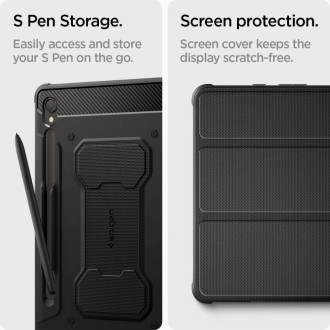 Spigen Rugged Armor Pro Case for Samsung Galaxy Tab S9 11&#39;&#39; X710 / X716B - Black