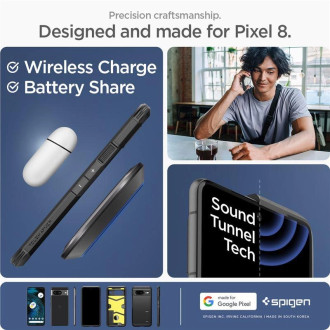 Spigen Tough Armor Case for Google Pixel 8 - Black