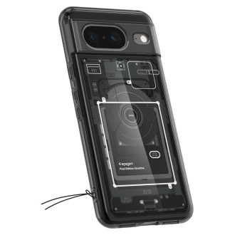Spigen Ultra Hybrid Case for Google Pixel 8 - Dark Gray (Zero One Pattern)