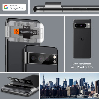 Spigen Glas.tR EZ Fit Optik Camera Protector for Google Pixel 8 - Black 2 pcs.