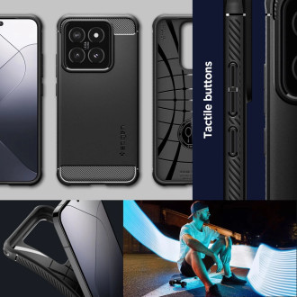 Spigen Rugged Armor case for Xiaomi 14 - matte black