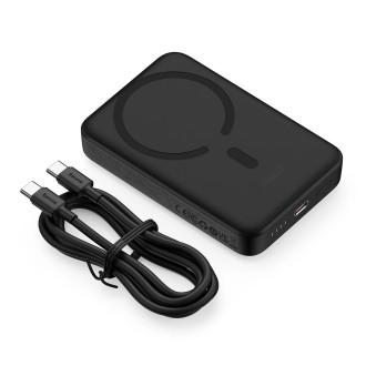 Baseus Magnetic Mini Induction Powerbank 10000mAh 30W - black + USB-C - USB-C cable