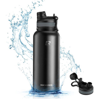 Rockbros 35210029001 bicycle thermal bottle for drinks 530 ml - black