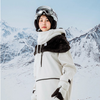 Qunature Panda Ski Balaclava for Kids/Adults Size M - Black/White