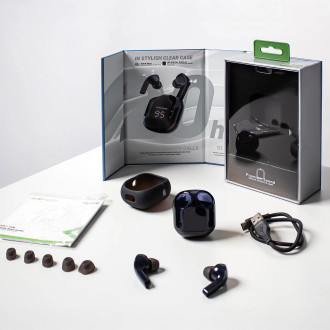 Bezdrátová sluchátka TWS Bluetooth do uší Acefast zelená (zelená T6 pro mládež)