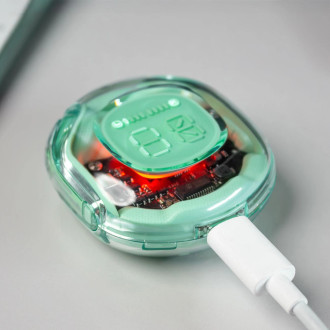 Bezdrátová sluchátka Acefast T8 Bluetooth TWS fialová