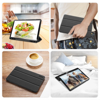 Dux Ducis Domo Samsung Galaxy Tab S9 FE case with stand - black