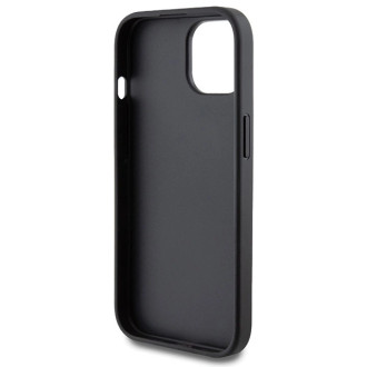 Guess 4G Metal Gold Logo case for iPhone 15 - gray