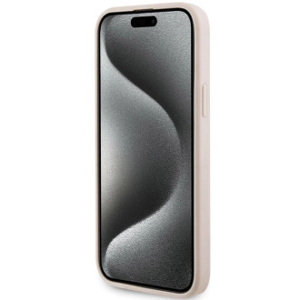 Karl Lagerfeld Quilted K Pattern case for iPhone 15 Plus / 14 Plus - pink
