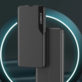 Eco Leather View Case for Samsung S24 with flap - black