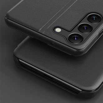 Eco Leather View Case for Samsung S24 with flap - black