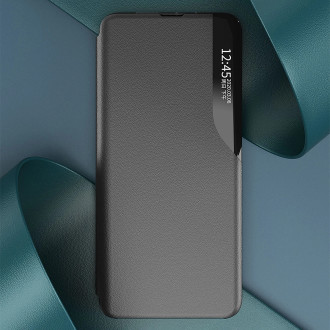 Eco Leather View Case for Samsung S24 Ultra with flap - black