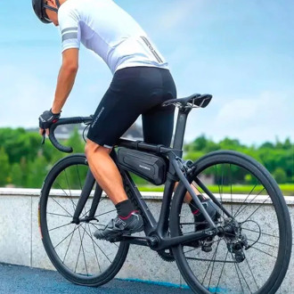 Rockbros B67 waterproof frame bike bag - black