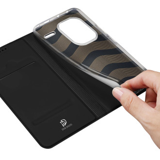 Dux Ducis Skin Pro case with flap and card slot for Xiaomi Redmi Note 13 Pro+ 5G - black