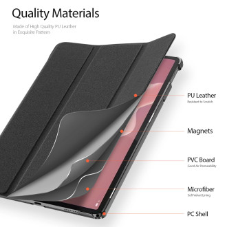 Dux Ducis Domo flip and smart sleep case for Lenovo Tab M11 - black