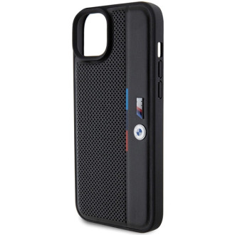 BMW Perforated Tricolor Line case for iPhone 15 / 14 / 13 - black