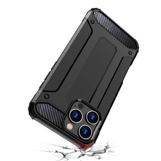 Hybrid Armor iPhone 16 Pro Max Case - Black