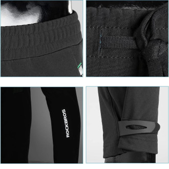 Rockbros Patrol Cycling Windproof Sports Pants Size L - Black