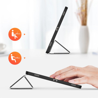 Dux Ducis Domo PU Leather Case with Stand for Samsung Tab S10+ / S9+ / S9 FE+ - Black