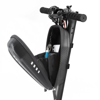 Wozinsky waterproof scooter handlebar bag 2l handlebar bag black (WSB3BK)