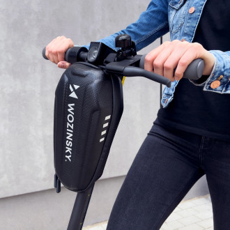 Wozinsky waterproof scooter handlebar bag 3l handlebar bag black (WSB4BK)