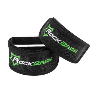 Rockbros GZT1001 bicycle pedal straps - black