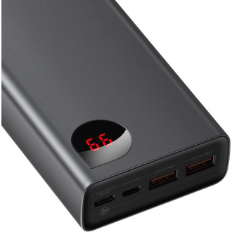 Baseus Adaman powerbank 2x USB / 1x USB Type C / 1x micro USB 20000mAh 65W Quick Charge 3.0 Power Delivery black (PPIMDA-D01)