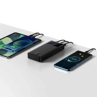 Baseus Bipow fast charging powerbank 20000mAh 20W black (Overseas Edition) + USB-A - Micro USB cable 0.25m black (PPBD050501)