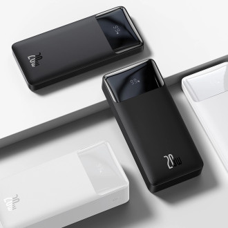 Baseus Bipow fast charging powerbank 20000mAh 20W black (Overseas Edition) + USB-A - Micro USB cable 0.25m black (PPBD050501)