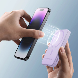 Baseus mini power bank 5000mAh 20W + USB-C cable (20V/3A) - purple