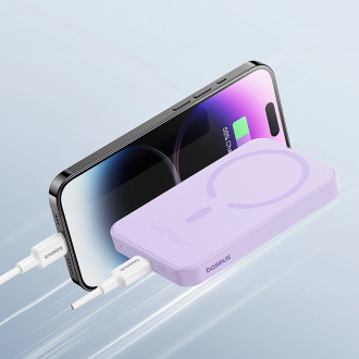 Baseus mini power bank 5000mAh 20W + USB-C cable (20V/3A) - purple