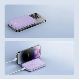 Baseus mini power bank 5000mAh 20W + USB-C cable (20V/3A) - purple