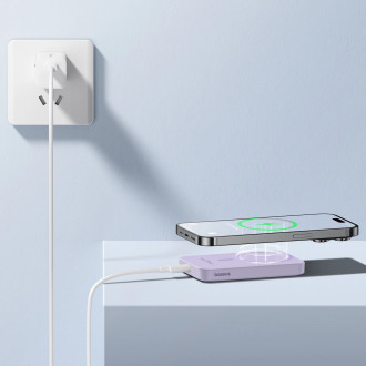 Baseus mini power bank 5000mAh 20W + USB-C cable (20V/3A) - purple