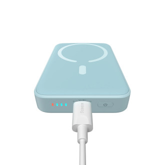Baseus Magnetic Mini induction power bank 10000mAh 20W - blue + USB-C - USB-C cable