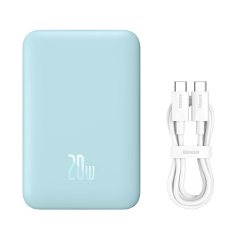 Baseus Magnetic Mini induction power bank 10000mAh 20W - blue + USB-C - USB-C cable